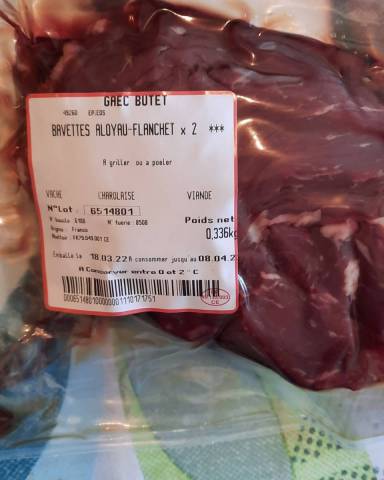 colis de viande de boeuf 12kg cote